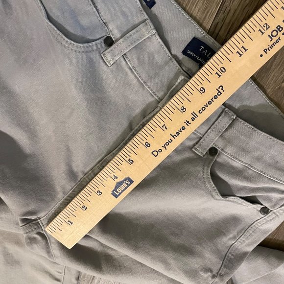 Talbots Simply Flattering 6P Gray Jegging Crop Ankle Jeans Pants - Picture 7 of 8